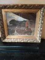 Paul Sterpin - Olieverf op Linnen, Antiek en Kunst, Kunst | Schilderijen | Klassiek, Ophalen of Verzenden