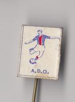Voetbal Ado den Haag blikken speldje, Verzamelen, Speldjes, Pins en Buttons, Gebruikt, Niet vindbaar, Niet vindbaar, Speldje of Pin