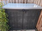 Keter Store-it-out Max Shed opbergbox 146cm, Tuin en Terras, Ophalen, Gebruikt, Kunststof, Containerberging