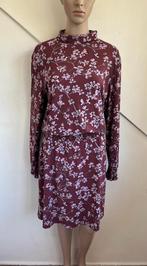 Studio Anneloes travelstof jurk col maat L bloemen, Kleding | Dames, Jurken, Maat 42/44 (L), Ophalen of Verzenden, Zo goed als nieuw