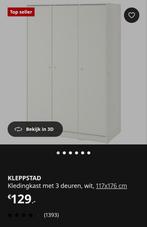 KLEPPSTAD kledingkast wit, Huis en Inrichting, Ophalen, Gebruikt, 50 tot 100 cm, IKEA
