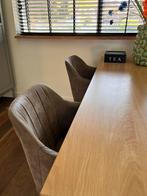 Vier leuke eetkamerstoelen, Huis en Inrichting, Stoelen, Ophalen, Gebruikt, Overige kleuren, Vier