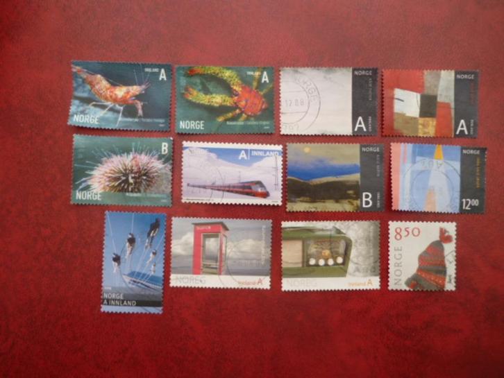 Kavel Noorwegen afgeweekt zegels Norge 1130653, Postzegels en Munten, Postzegels | Europa | Scandinavië, Gestempeld, Noorwegen