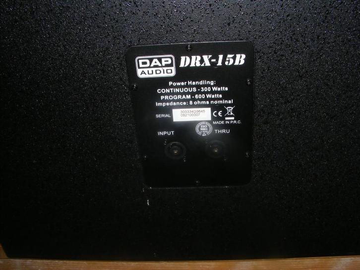 tka DAP DRX-15B passieve sub woofer, Muziek en Instrumenten, Versterkers | Keyboard, Monitor en PA, Zo goed als nieuw, P.A., Minder dan 500 watt