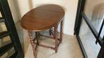 Antieke hangoortafel met gedraaide poten, Antiek en Kunst, Ophalen of Verzenden