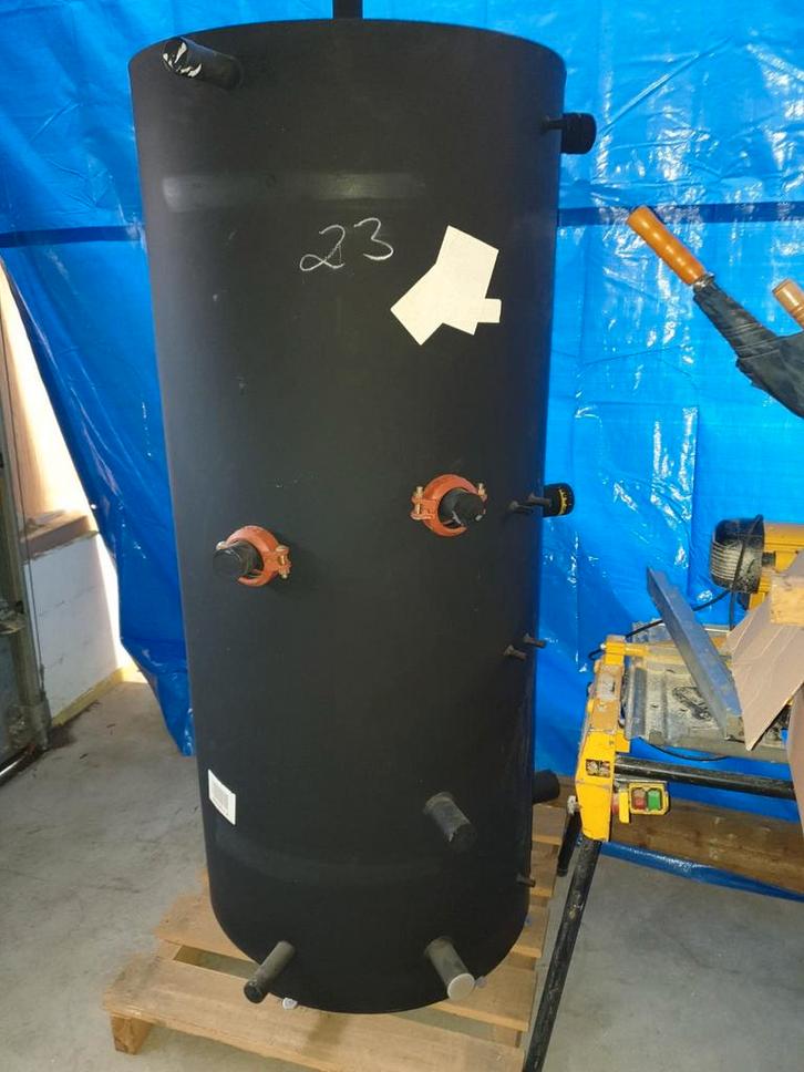 Fröling H2 850 Buffervat met RVS Spiraal, Doe-het-zelf en Verbouw, Geisers en Boilers, Gebruikt, Boiler, 100 liter of meer, 6 t/m 10 jaar oud