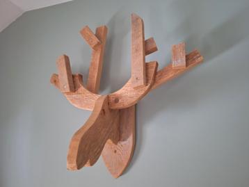 Elandhoofd hert steigerhout wanddecoratie kerst beschikbaar voor biedingen