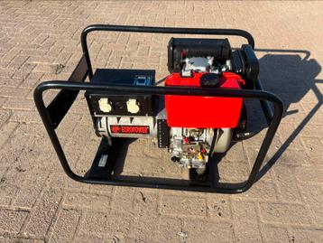 5,5 KVA aggregaat 230 Volt Yanmar diesel generator beschikbaar voor biedingen