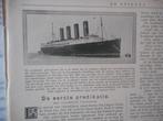 Lusitania. Getorpedeerd. 1915., Ophalen of Verzenden, Gebruikt, Kaart, Foto of Prent