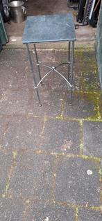 Tuin Tafel - Metaal en Steen, Tuin en Terras, Tuintafels, Ophalen, Gebruikt, Rechthoekig, Metaal