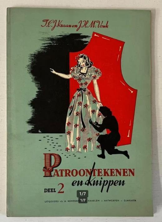 Patroontekenen en knippen deel 2 (1950), Boeken, Mode, Zo goed als nieuw, Mode algemeen, Ophalen of Verzenden