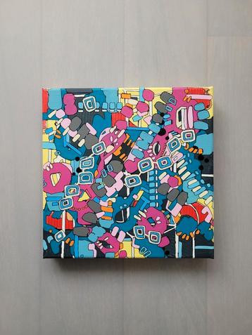 Abstract Canvas Schilderij beschikbaar voor biedingen