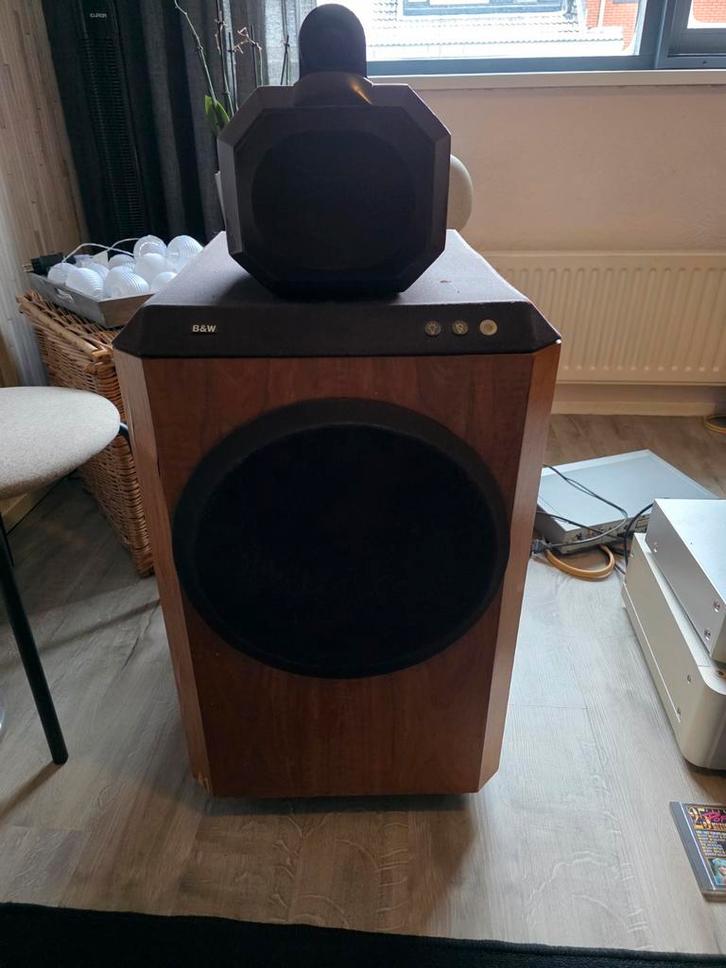 Bowers & Wilkins, B&W 801 - Perfect Geluid!, Audio, Tv en Foto, Luidsprekers, Gebruikt, Front, Rear of Stereo speakers, 120 watt of meer
