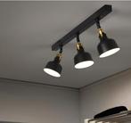 IKEA RANARP Plafondrail 3 spots zwart, Huis en Inrichting, Lampen | Spots, Ophalen, Metaal of Aluminium, Zo goed als nieuw, Industrieel