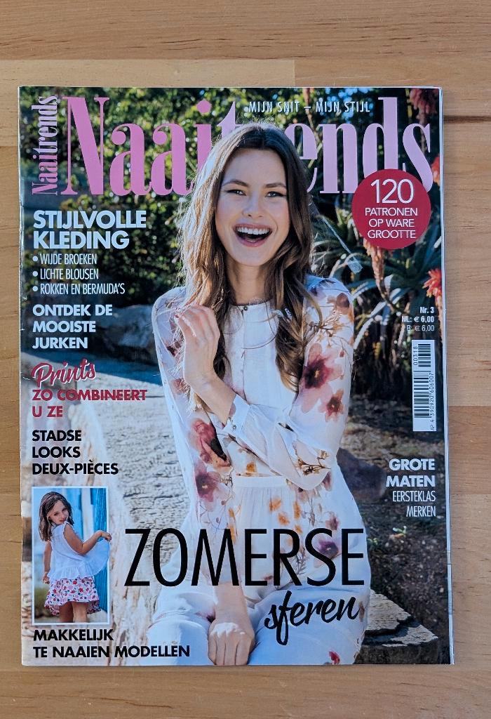 Naaitrends nr 3 uit 2018 deux-pieces, stijlvol, Hobby en Vrije tijd, Kledingpatronen, Zo goed als nieuw, Vrouw, Overige merken