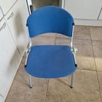 Car bureaustoel kantinestoel  blauwe stoel Katwijk 1991, Ophalen, Gebruikt, Blauw, Bureaustoel
