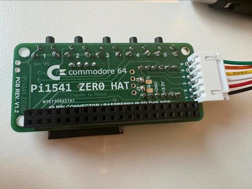 Pi1541 zer0 hat voor c64, Computers en Software, Vintage Computers, Ophalen of Verzenden