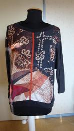 027 Expresso top in maat XL bruin/cognac, Kleding | Dames, Tops, Bruin, Maat 42/44 (L), Zo goed als nieuw, Lange mouw