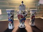Kastenset Delfts Blauw Polycolor, Antiek en Kunst, Antiek | Vazen, Ophalen