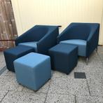 Set 2 Artifort Seven design fauteuil chair 3 voetenbank kruk, Ophalen, 75 tot 100 cm, Nvt, Nvt