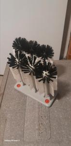 Glazen spoel borstel, Huis en Inrichting, Ophalen of Verzenden, Zo goed als nieuw