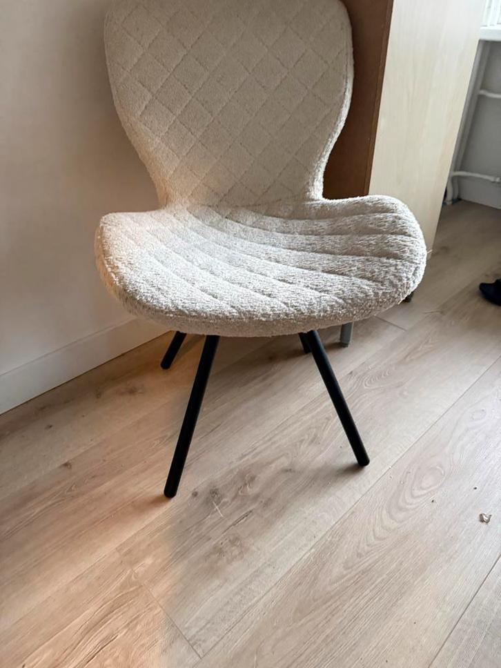 4x Eetkamerstoelen - Stijlvol en Comfortabel, Huis en Inrichting, Fauteuils, Gebruikt, Stof, Minder dan 50 cm, Minder dan 75 cm
