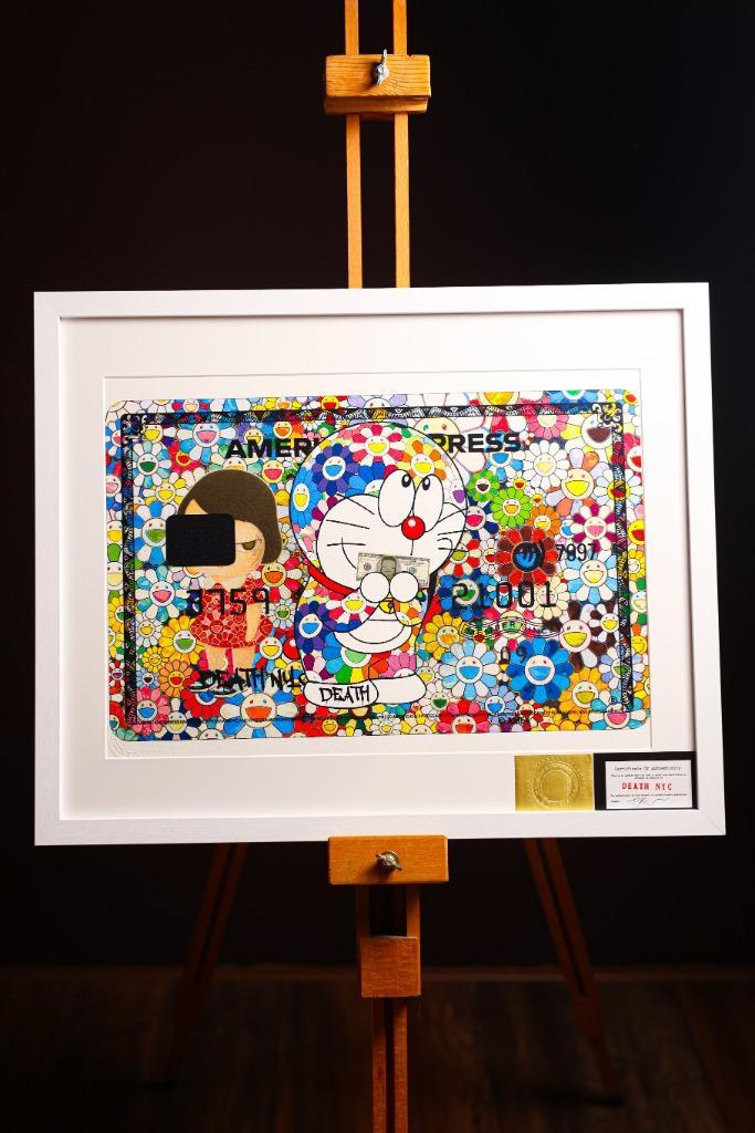 exclusief kunstwerk van Death NYC (Murakami x Doraemon), Antiek en Kunst, Kunst | Litho's en Zeefdrukken, Ophalen of Verzenden