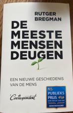De meeste mensen deugen Rutger Bregman, Boeken, Ophalen of Verzenden, Zo goed als nieuw