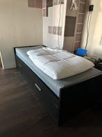 BRIMNES IKEA Black Day Bed, Ophalen, Zwart, Tweepersoons, Zo goed als nieuw