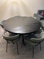 Ronde eettafel, Huis en Inrichting, Tafels | Eettafels, 100 tot 150 cm, 150 tot 200 cm, Rond, Ophalen of Verzenden