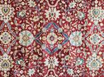 Handmade oriental wool Ziegler carpet floral red 201x299cm, Gebruikt, 200 cm of meer, Persian Perzisch vintage oosters Ziegler hype