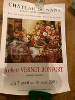 Gesigneerd Affiche Schilderij  Litho Vernet-Bonfort, Antiek en Kunst, Ophalen of Verzenden