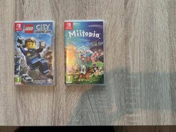 Miitopia en Lego City Undercover voor de switch beschikbaar voor biedingen