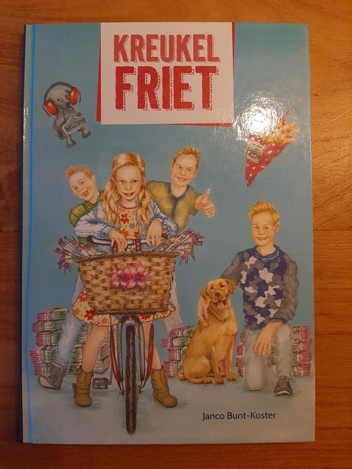 Kreukelfriet -Janco Bunt-Koster., Boeken, Kinderboeken | Jeugd | onder 10 jaar, Zo goed als nieuw, Fictie algemeen, Ophalen of Verzenden