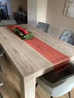 Eettafel, Huis en Inrichting, Tafels | Eettafels, Ophalen, Kunststof, 50 tot 100 cm, Zo goed als nieuw