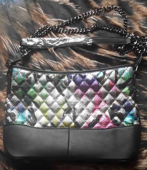 Metallic handtas met ketting als hengsel *gloednieuw*, Sieraden, Tassen en Uiterlijk, Tassen | Damestassen, Nieuw, Ophalen of Verzenden