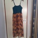57) zomer jurk merk bodyflirt mt 50, Ophalen of Verzenden, Zo goed als nieuw, Bruin, Jurk