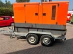 Atlas Copco QAS 100kVA Perkins aggregaat trailer kenteken, Ophalen of Verzenden, Dieselolie