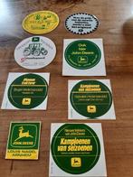 8 stickers John Deere tractor, Verzamelen, Stickers, Overige typen, Ophalen of Verzenden, Zo goed als nieuw