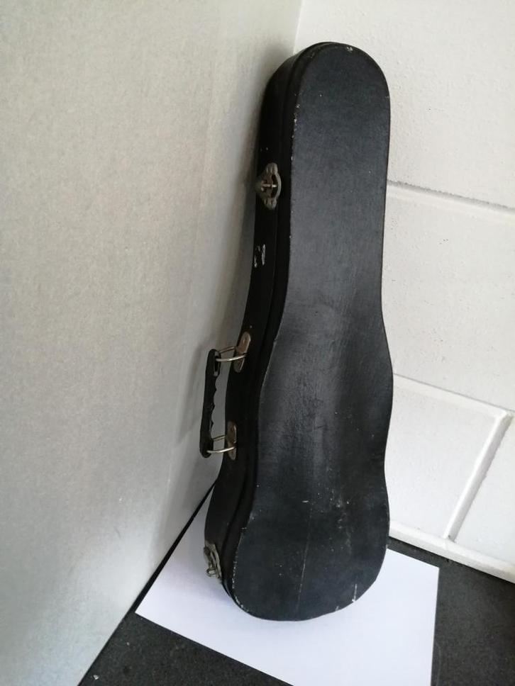 OUDE VINTAGE VIOOL KOFFER 55X19X8 CM MOOIE STAAT VERKEREND, Antiek en Kunst, Curiosa en Brocante, Ophalen of Verzenden
