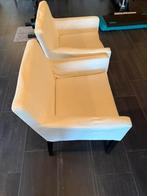 Set van 6 witte eetkamerstoelen, Antiek en Kunst, Antiek | Meubels | Stoelen en Banken, Ophalen