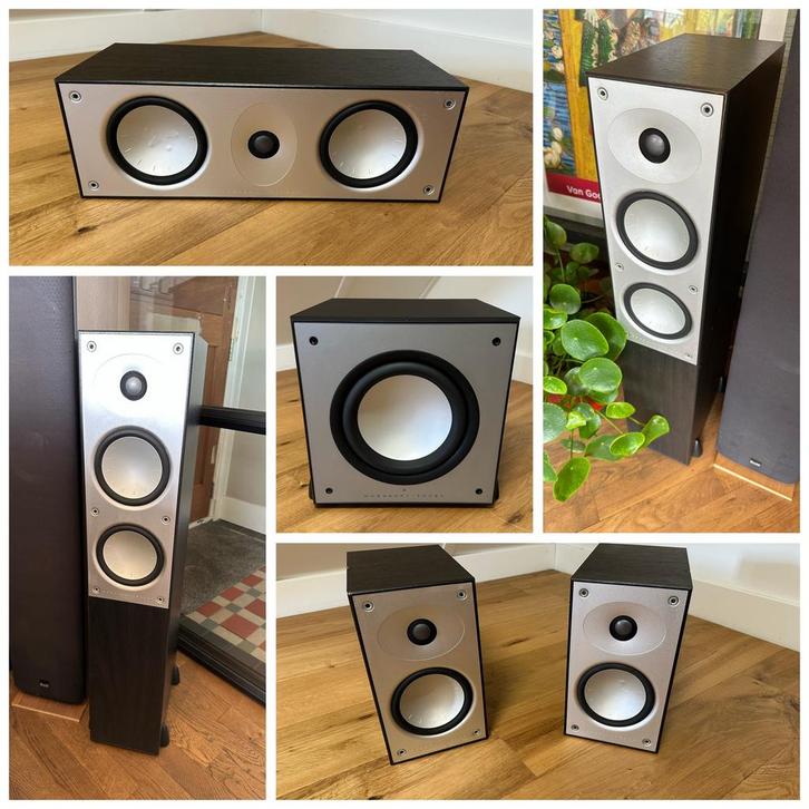 Mordaunt-Short 5.1 surround set, Audio, Tv en Foto, Luidsprekers, Zo goed als nieuw, 120 watt of meer, Overige merken, Ophalen of Verzenden