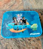 Playmobil Super 4 metalen koffer met 4 puzzels, Ophalen of Verzenden, Zo goed als nieuw