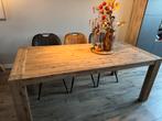 Massief houten eettafel L190 x B90 cm(TrendHopper), Huis en Inrichting, Tafels | Eettafels, Ophalen, 50 tot 100 cm, Zo goed als nieuw
