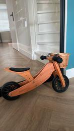 Kinderfeets driewieler/loopfiets bamboe – bijna nieuw, Ophalen, Zo goed als nieuw, Loopfiets