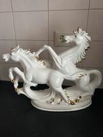 Paarden beeld porselein, Antiek en Kunst, Antiek | Porselein, Ophalen of Verzenden
