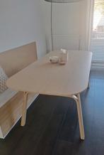 Eettafel Ikea - licht bamboe - rechthoekig, afgeronde hoeken, Ophalen, 50 tot 100 cm, Zo goed als nieuw, 150 tot 200 cm