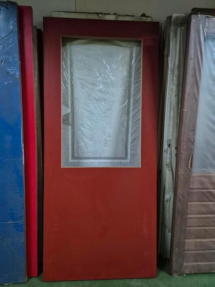 Partij stompe deuren, Doe-het-zelf en Verbouw, Deuren en Horren, Nieuw, Binnendeur, 200 tot 215 cm, 80 tot 100 cm, Hout, Ophalen