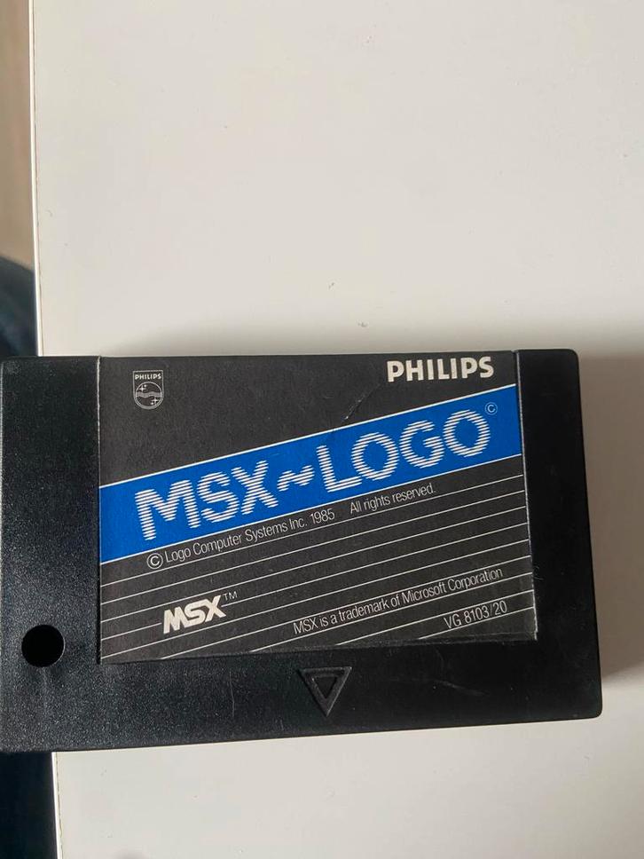 MSX-LOGO Cartridge - Vintage Programmeertaal, Computers en Software, Vintage Computers, Verzenden