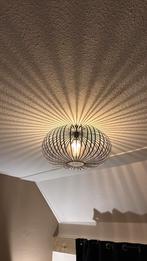 Zwarte plafondlamp, Ophalen of Verzenden, Zo goed als nieuw, Metaal